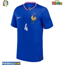 Frankreich Dayot Upamecano #4 Heimtrikot EM 2024 Kurzarm